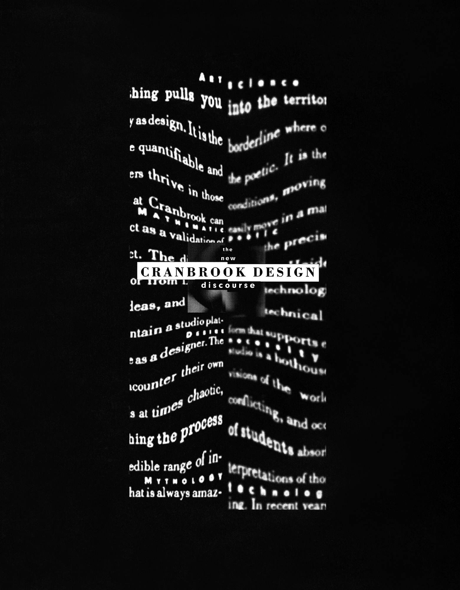 Cranbrook Design The New Discourse Book Design AGI